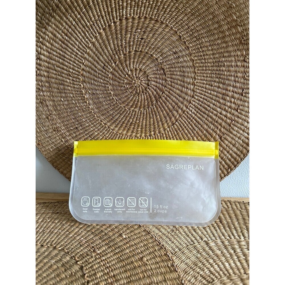 Sagreplan 2 cups resealable ziplock bag